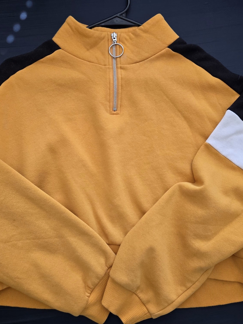 H&M Half-Zip Pullover Cropped Sweater
